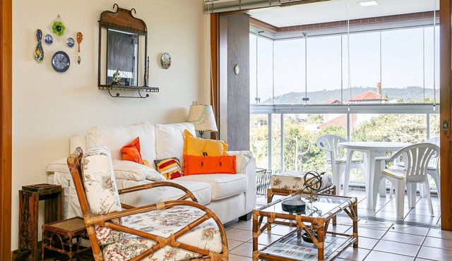 400m from Jurerê Beach | Smart TV 50" #JA39