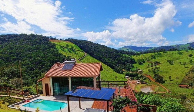 A Lapinha do Sertão é uma casa de hospedagem temporária, com vista panorâmica.