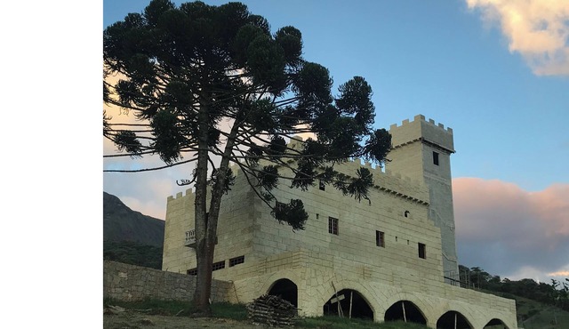 A real Castle in a mountain, 2.5 hours from São Paulo or Rio.