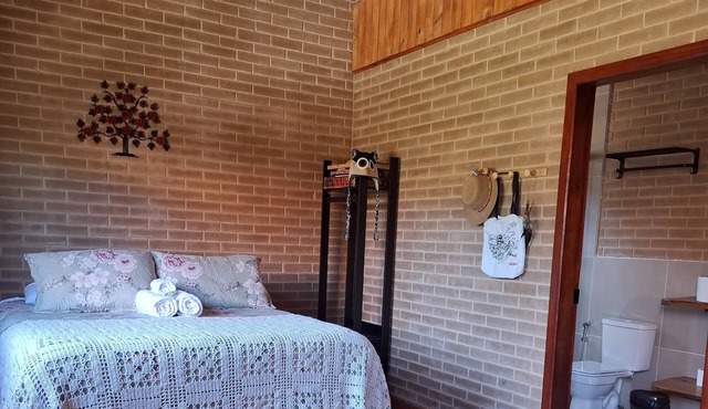 Accommodation at the Casa do Chapéu Caparaó - Lua Cabin - Penha Heritage
