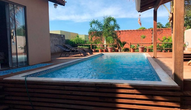Acolhedora casa c piscina e churrasq em Bonito/MS