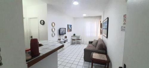 Aconchegante flat em Recife e região em frente à praia