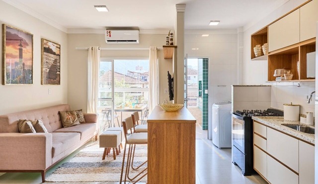 Air-conditioned apartment in Ubatuba