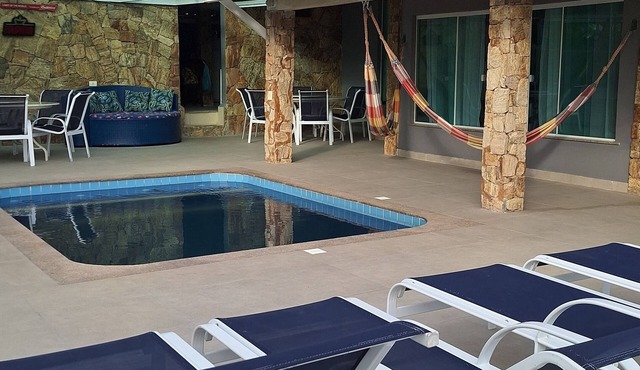 Alto de Geribá | Swimming pool, sauna and barbecue area