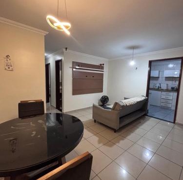 Apartamento 3 quartos mobiliado completo