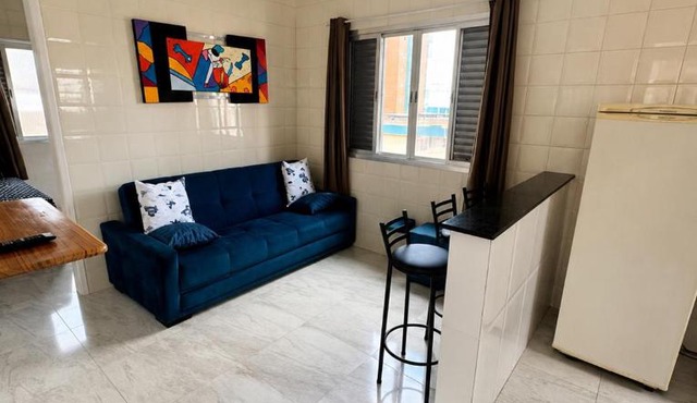 Apartamento a 50 metros da praia litoral paulista