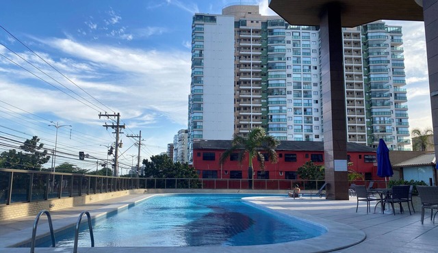 Apartamento aconchegante com vista para o mar