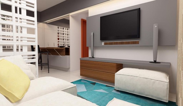 Apartamento aconchegante em frente ao Shopping JL