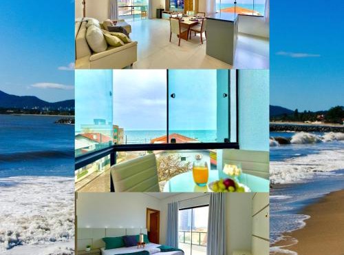 Apartamento Amplo com Vista Mar e Churrasqueira a 50m da Praia em Barra Velha