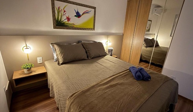 Apartamento beija flor piscina mercado e garagem