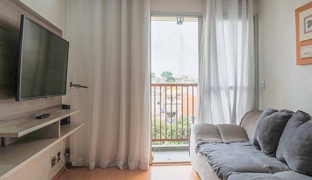 Apartamento com piscina e churrasqueira em SP