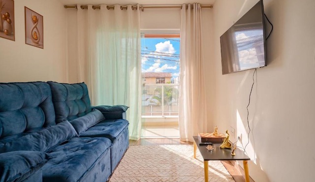 Apartamento com Varanda perto da UFJF e do Aeroporto