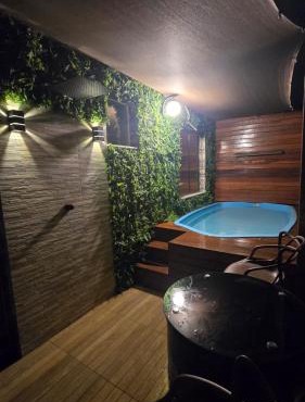Apartamento com vista para piscina com hidromassagem e aquecedor