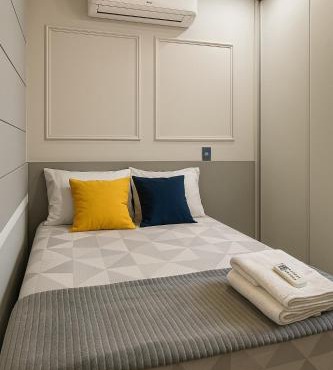 Apartamento de Luxo com Suíte, Academia, Piscina e Mercado