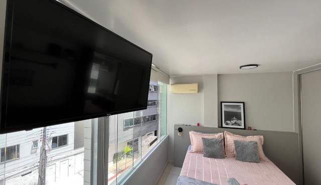 Apartamento dos Sonhos - Studio em Prédio a Beira Mar