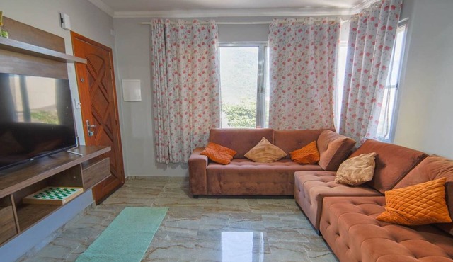 Apartamento em Peruibe frente mar com garagem