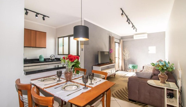 Apartamento Moderno com Terraço à 4Km do Consulado USA