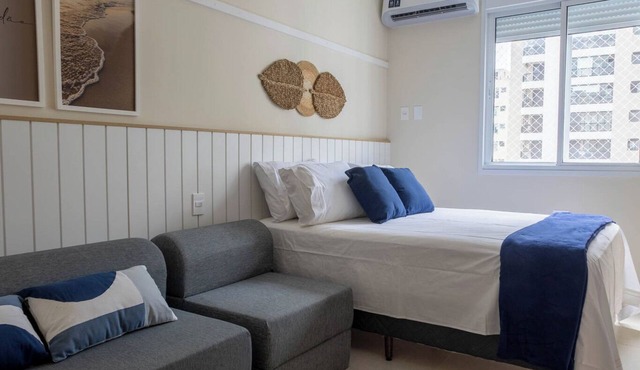 Apartamento Moderno com Wi-Fi em frente a praia