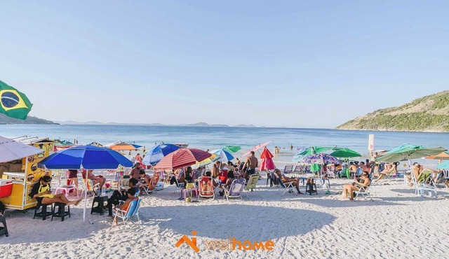 Apartamento pé na areia em Arraial do Cabo