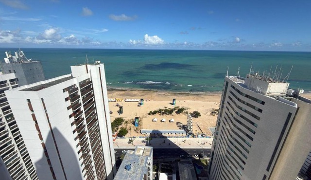 Apartamento Vista Mar no coração da praia de Boa Viagem