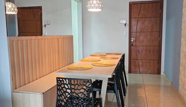 Apartment 1 km from the beach with air conditioning and garage