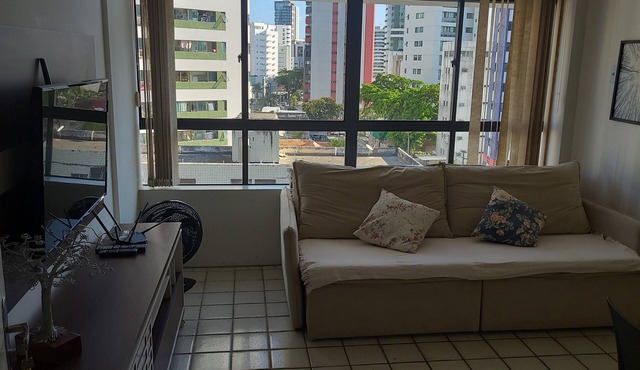 Apartment 150m from the beach. Rooftop pool.