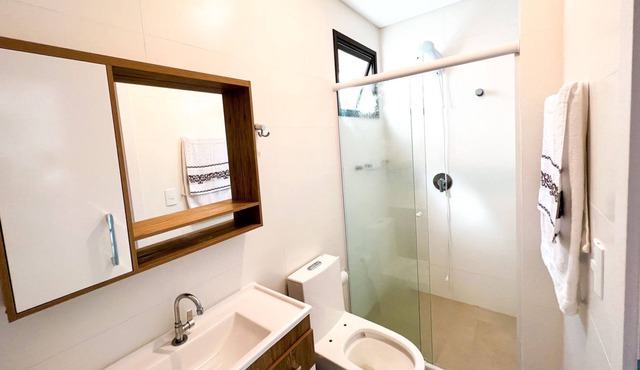 Apartment 80m from the beach and 15min from Beto Carrero World