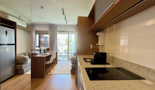 Apartment in Perdizes, 4th floor, with A/C, near Allianz Arena.