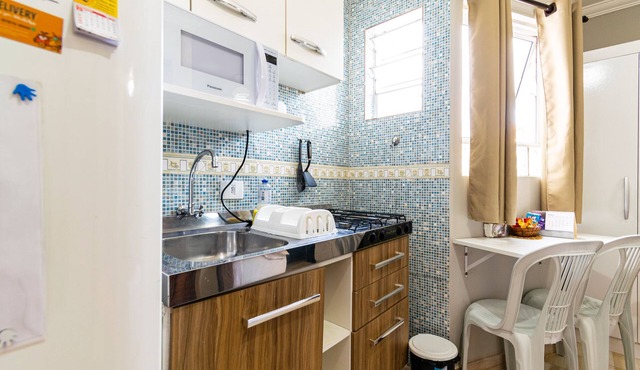 Apartment with high-speed internet near Conceição metro station.