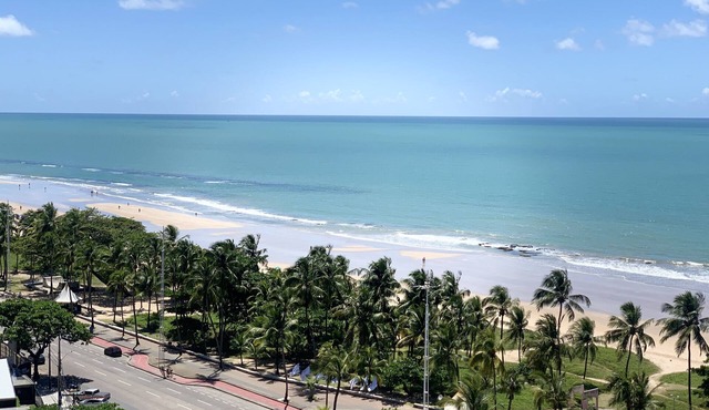 Apartment with stunning views of the beach.