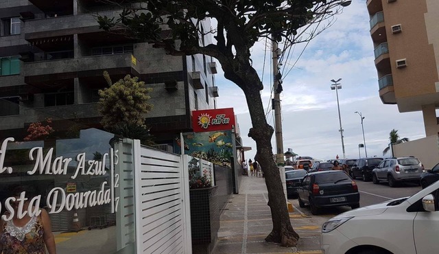 Apt 2 bedrooms air cond and wifi just across the street and is on the beach of the fort.