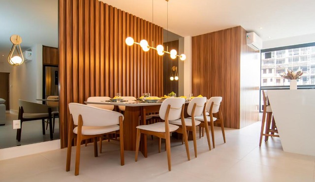 Apt moderno a uma quadra da Praia Brava VT4055