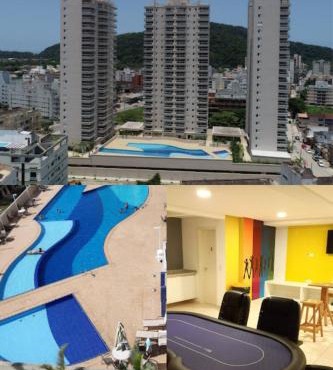 Apto 204B - Com lazer de resort e vista marcante - piscina
