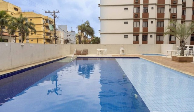 Apto c Piscina e Brinquedoteca a 400m da praia