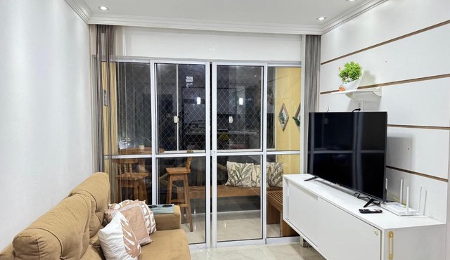 Apto completo com ar, piscina 2 quartos