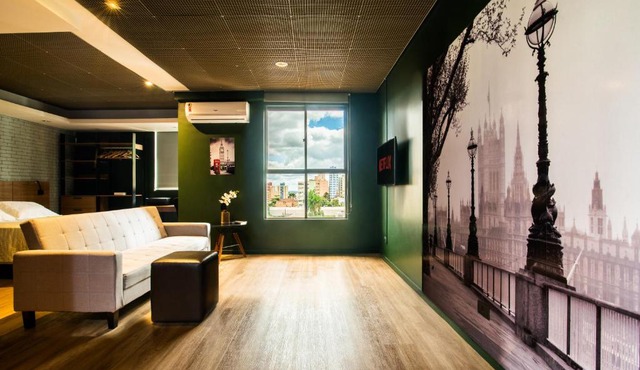 Apto Londrina Flat Hotel 704, 43 m2 , luxe, c jacuzzi