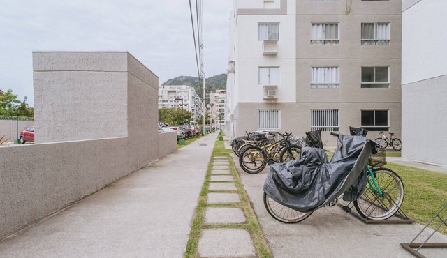 Apto Pet-friendly com Ar e Garagem no Recreio