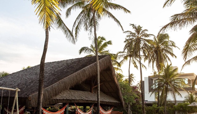 Architect's house in Cumbuco, right on the beach.