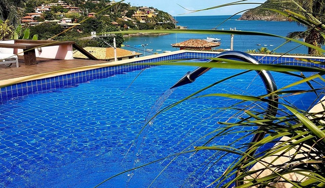Búzios Prime: Piscina Vista Mar, 50m da Praia da Ferradura, 8 Suítes,