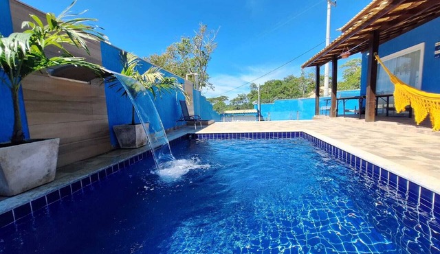 Beach house with pool and barbecue - Búzios-RJ La casa Azul