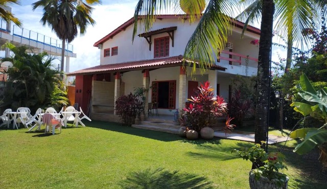 Beach house in open condominium, with large garden and barbecue
