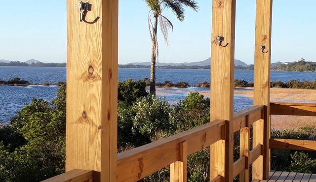 Beach House with Lagoon View