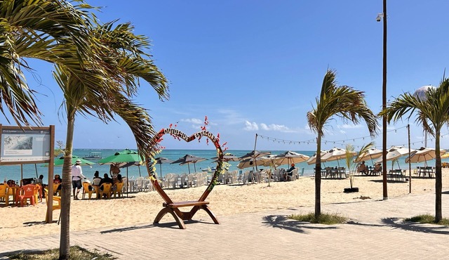 Beachfront apartment, best stretch of beach.