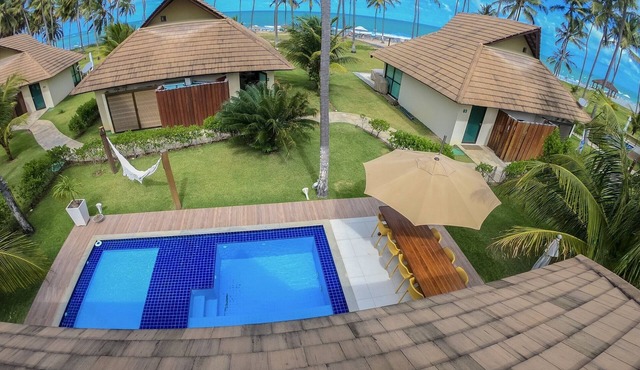 Beachfront Bungalow = 3 Bedrooms. FURNISHED.