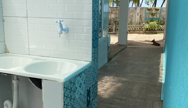 Beachfront house in Barra Grande - Antunes. Best shower area