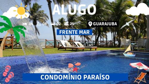 Beachfront House with 5 Suites in Guarajuba