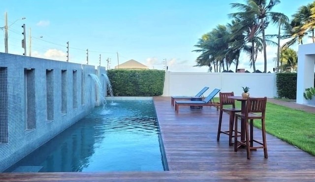 Beachfront house with balcony and ocean view, João Pessoa
