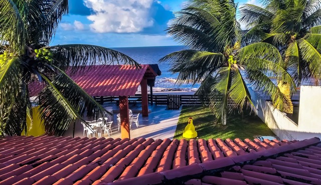 Beachfront house with pool and Wi-Fi in Praia Azul - Pitimbu/PB