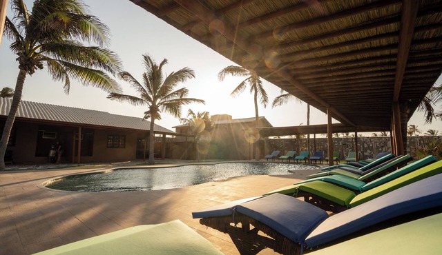 Beachfront Retreat with Pool and Garden