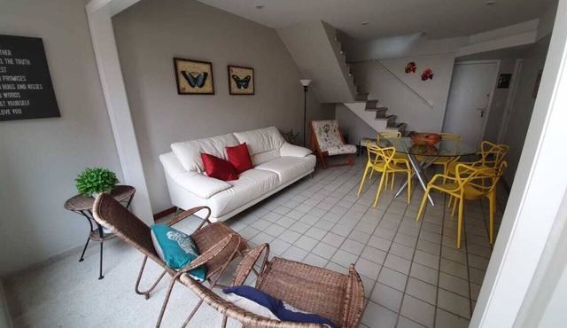 Beautiful duplex penthouse in Praia da Areia Preta